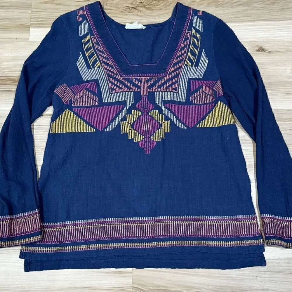 Entro Aztec Blouse Top Women’s Medium